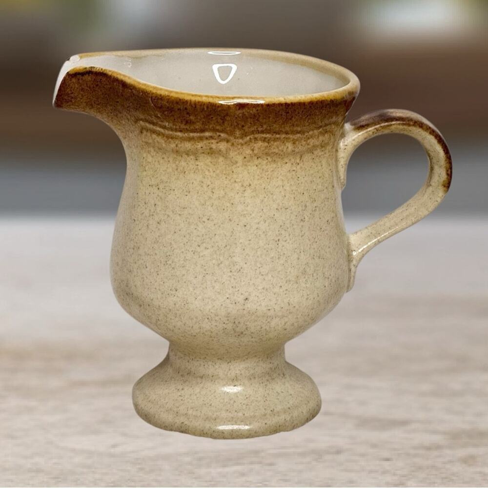 Vintage Mikasa Stoneware Creamer Pitcher Stoneware Pottery Made in Japan E8000